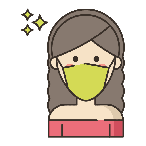 Mask user healthcare and medical mask icon
