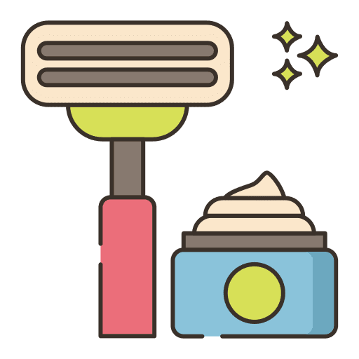 Shaving cream barber shop razor beauty icon