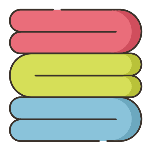 Towels dry bath towel towel hanger icon