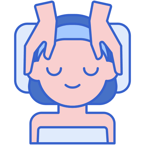 Spa spa woman head icon