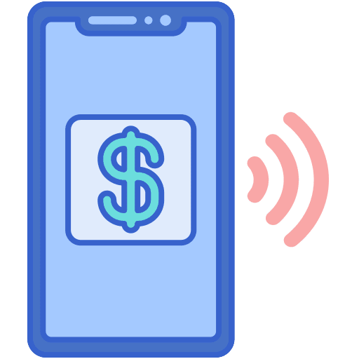 Contactless contactless buy business and finance icon