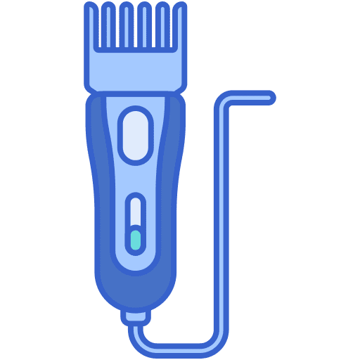Hair clipper barbershop salon haircut icon