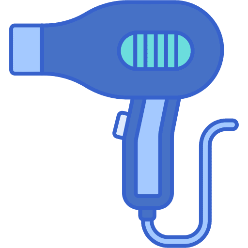 Hair dryer appliance beauty hair salon icon