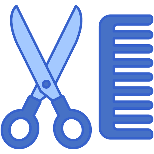 Tools hairdress hair salon beauty icon