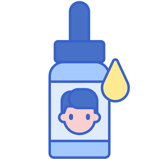 Hair care skincare liquid hairdresser icon