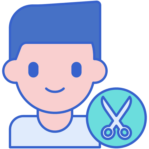 Hairstyling hair styling barber adult icon