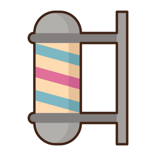 Barbershop pole barbershop pole beauty barber shop icon
