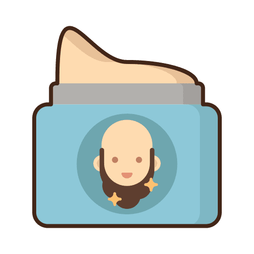 Beard oil cream hairdresser hairstyle icon