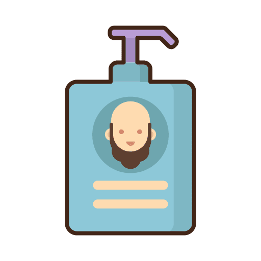 Beard oil soap gel conditioner icon