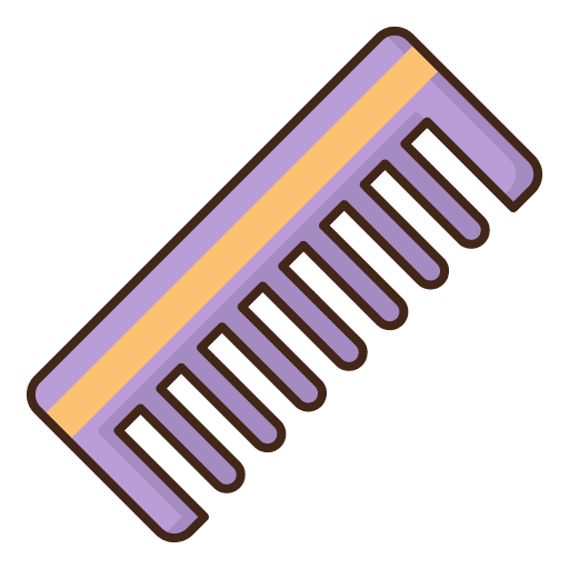 Comb hairdress beauty hair salon icon