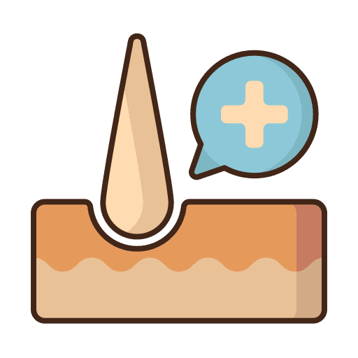 Hair healthy barber barber shop icon