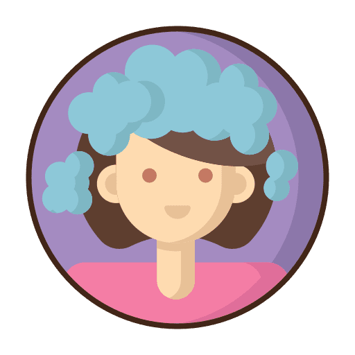 Hair washing beauty cosmetics hair washing icon