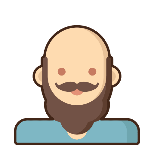 Moustache bald moustache mustache icon