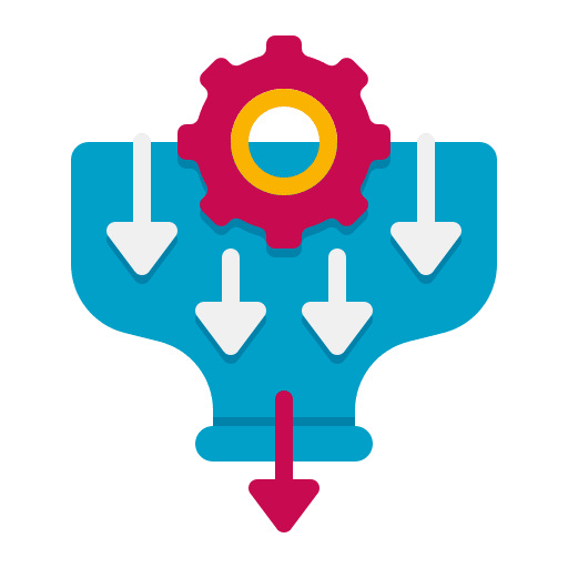 Bottleneck factory plant manufacturing industry icon