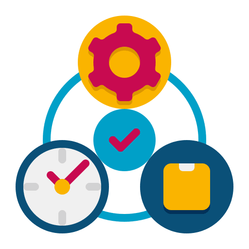 Efficiency industry equipment effective icon