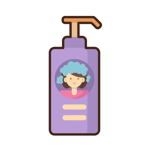 Shampoo soap bottle beauty icon
