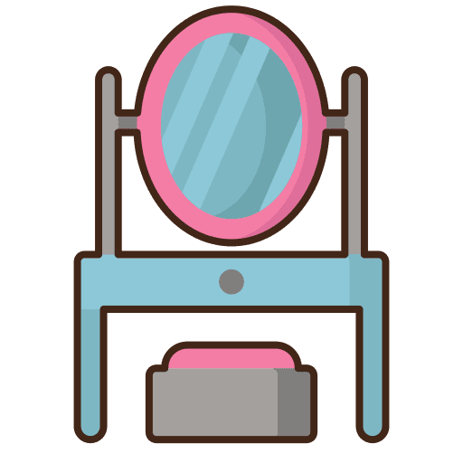 Vanity mirror furniture vanity mirror dressing table icon