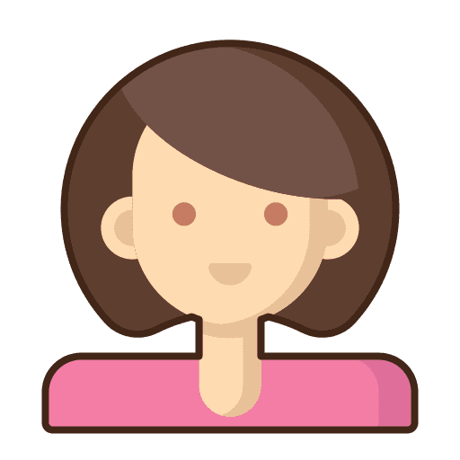 Woman brown beauty avatar icon