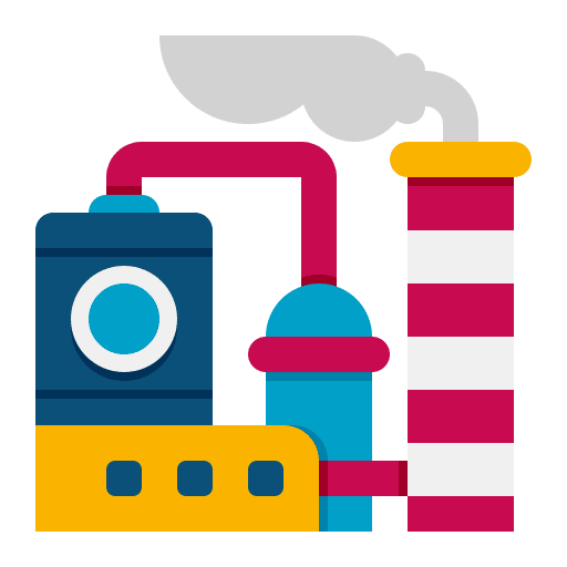 Refinery oil industry industry factory icon