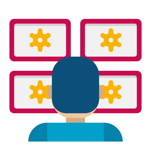 Remote control monitoring remote control production icon