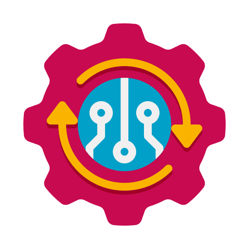 Automation factory automatic industry icon