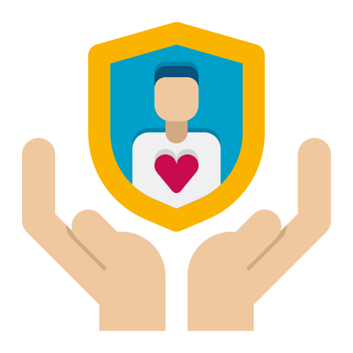 Life insurance healthcare and medical medical industry icon