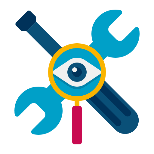 Maintenance inspection monitoring program icon