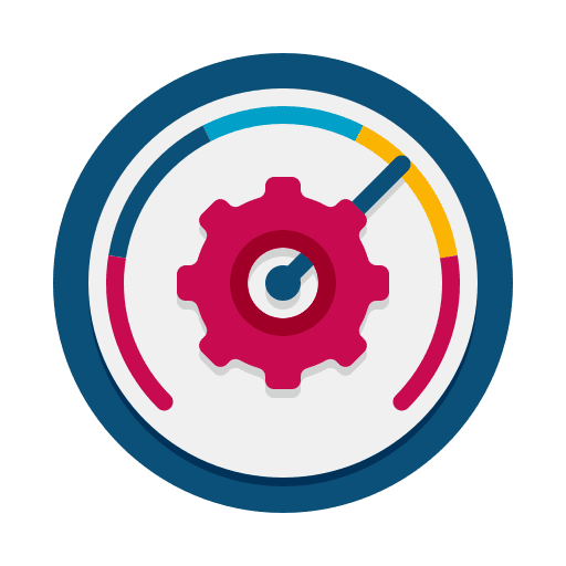 Performance low performance industry performance icon