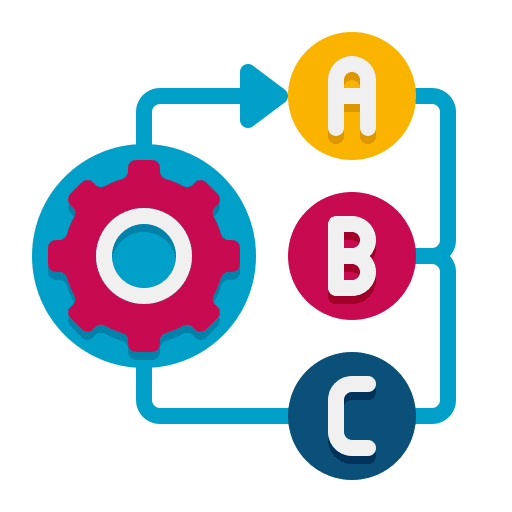 Planning strategy automatic planning strategy pattern icon