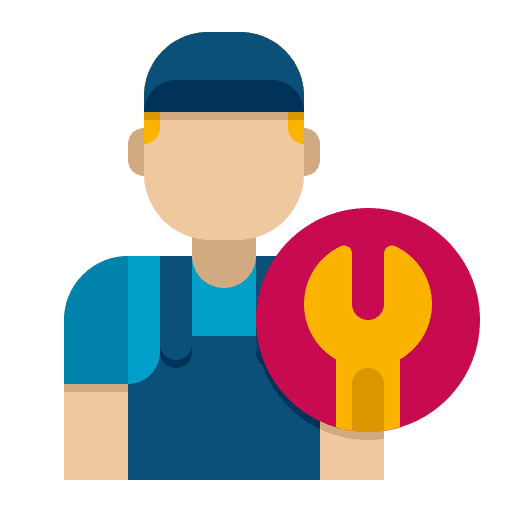 Repair man maintenance repair inspector icon