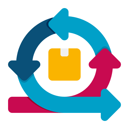 Agile industry iteration process icon