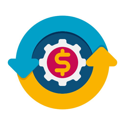 Assets production asset industry icon