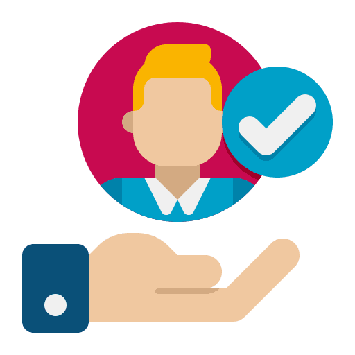 Employees protection responsibility industry icon