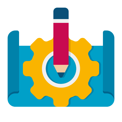 In process creativity process business and finance icon