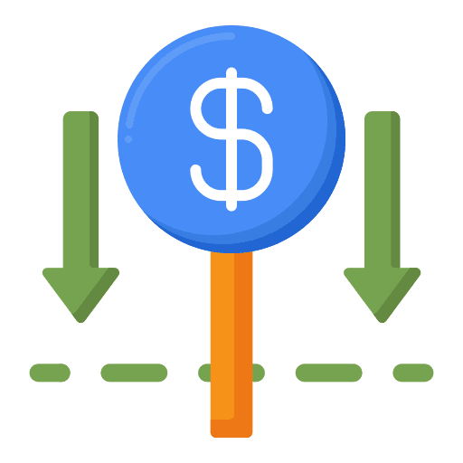 Auction offer minimum auction icon