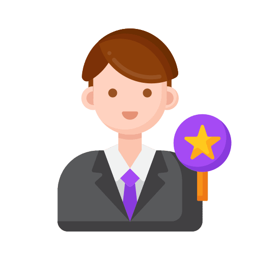 Expert people male user icon