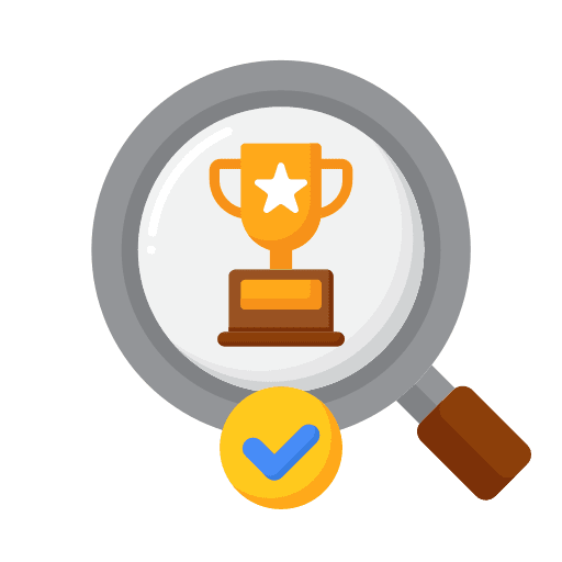 Selection offer bid auctioner icon