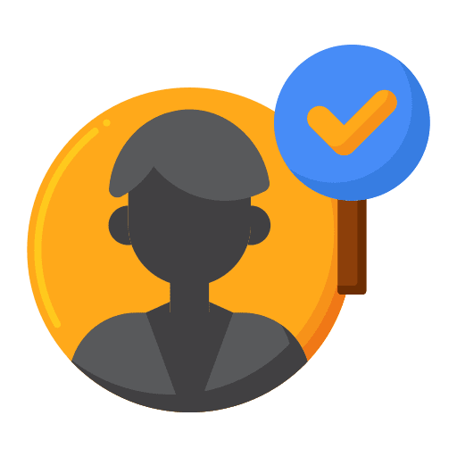 Bid auction absenteeism auctioner icon