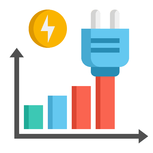 Energy consumption energy consumption energy power icon