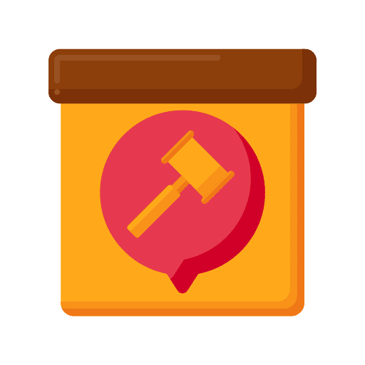 Storage unit business and finance bid offer icon