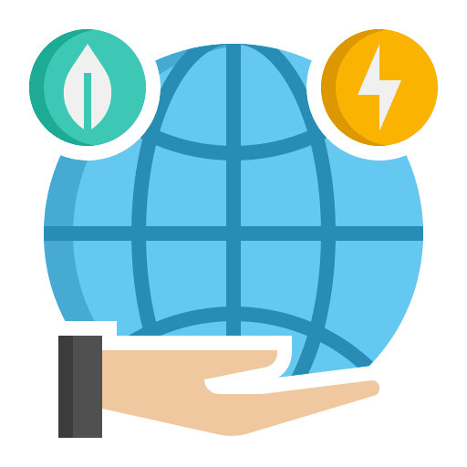 Biosphere reuse innovation ecology and environment icon