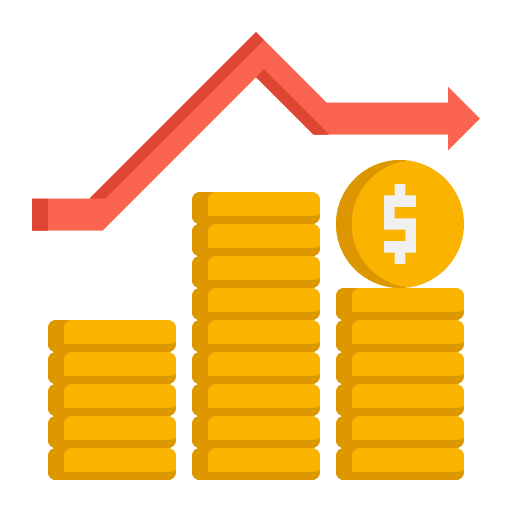 Economic disparities dollar business impact coin icon