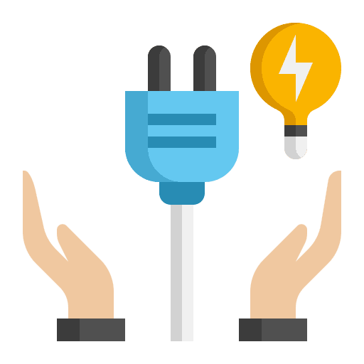 Electrical energy renewable energy charge energy icon