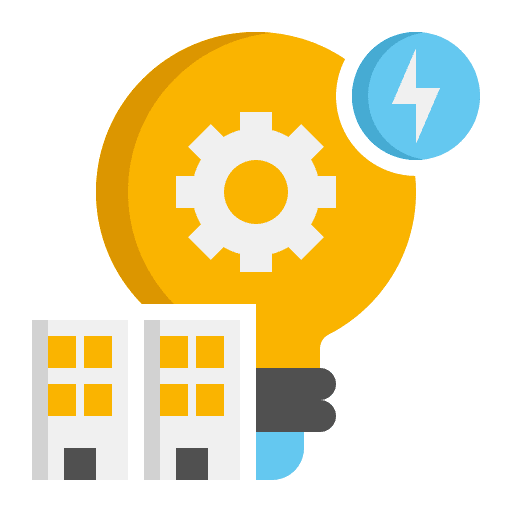 Infrastructure ecology and environment electricity electric icon