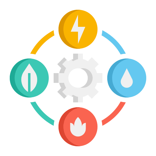 Renewable energy renewable energy eco energy sustainable energy icon
