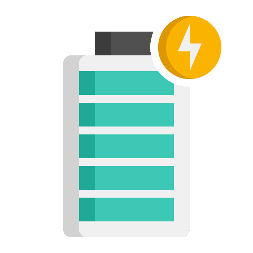 Battery battery level battery status lineal icon