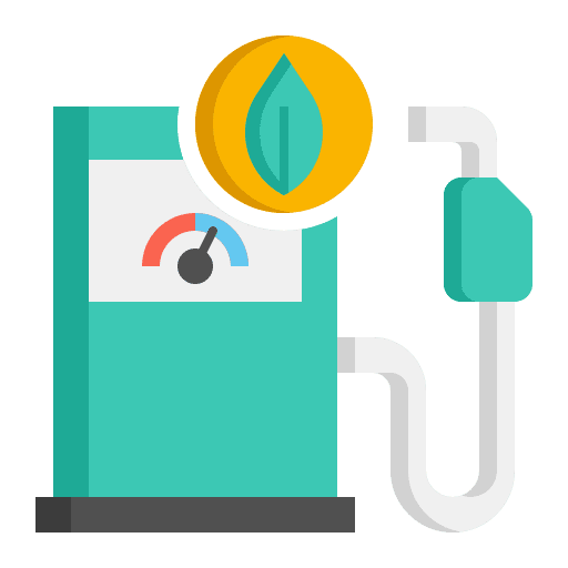 Eco fuel eco fuel saving save energy icon