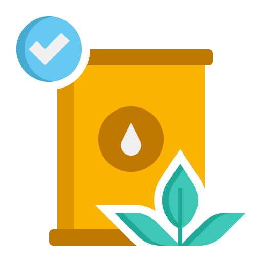 Fuels saving carbon fuel icon