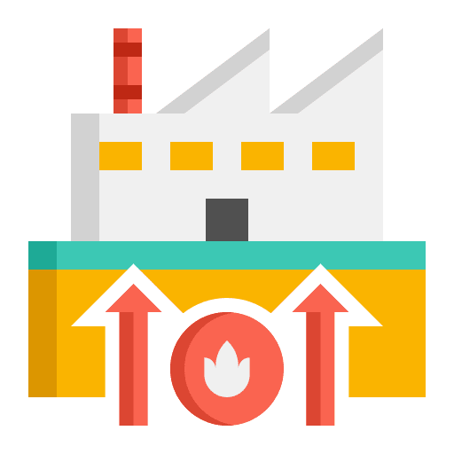 Geothermal energy heat ecology and environment ecology icon