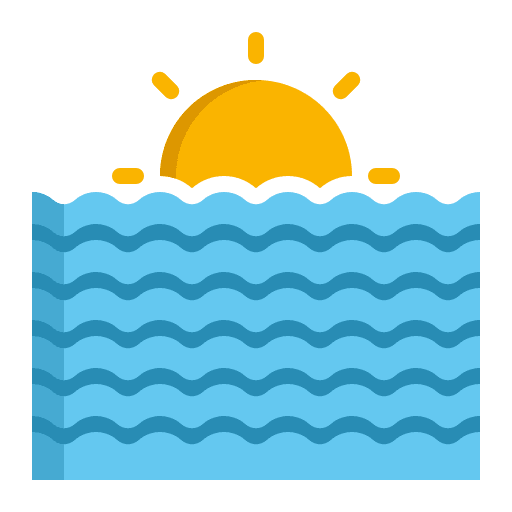 Waves sea water wave icon